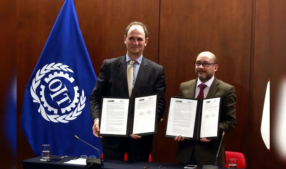MTPE firma convenio con la OIT para promover el empleo decente en el país
