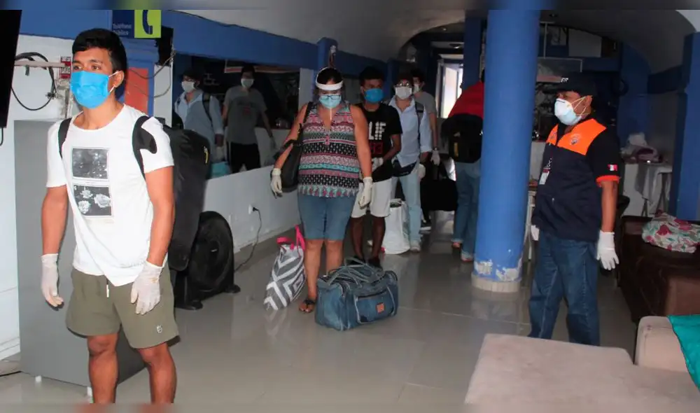 Arribo de chiclayanos desde San Martín Arribo de chiclayanos desde San Martín