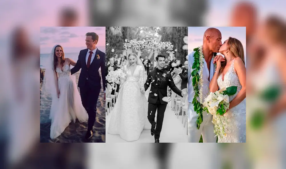 Las mejores y más hermosas bodas de los famosos. (FOTO: Instagram) Las mejores y más hermosas bodas de los famosos. (FOTO: Instagram)