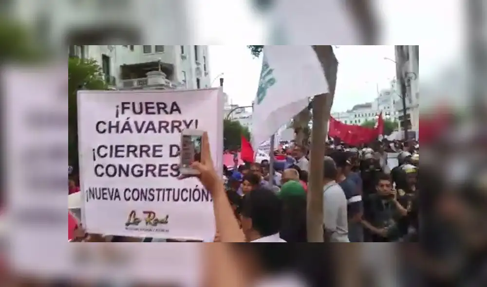 Mira a los exministros que están presenten en la marcha en contra de Pedro Chávarry [VIDEO Y FOTOS]