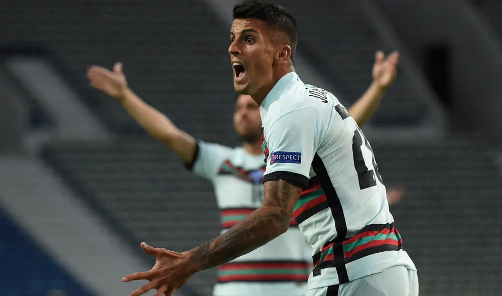 Joao Cancelo marcó un golazo para Portugal. (Créditos: AFP) Joao Cancelo marcó un golazo para Portugal. (Créditos: AFP)