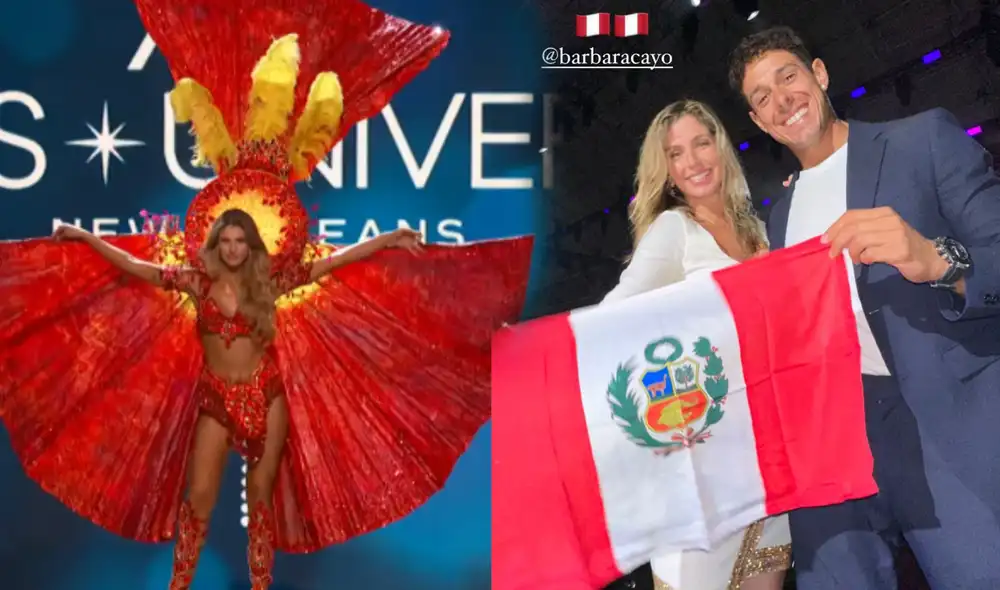 Hugo García llegó a Estados Unidos para apoyar a Alessia Rovegno en el Miss Universo. Foto: composición LR/ Instagram / Captura Youtube