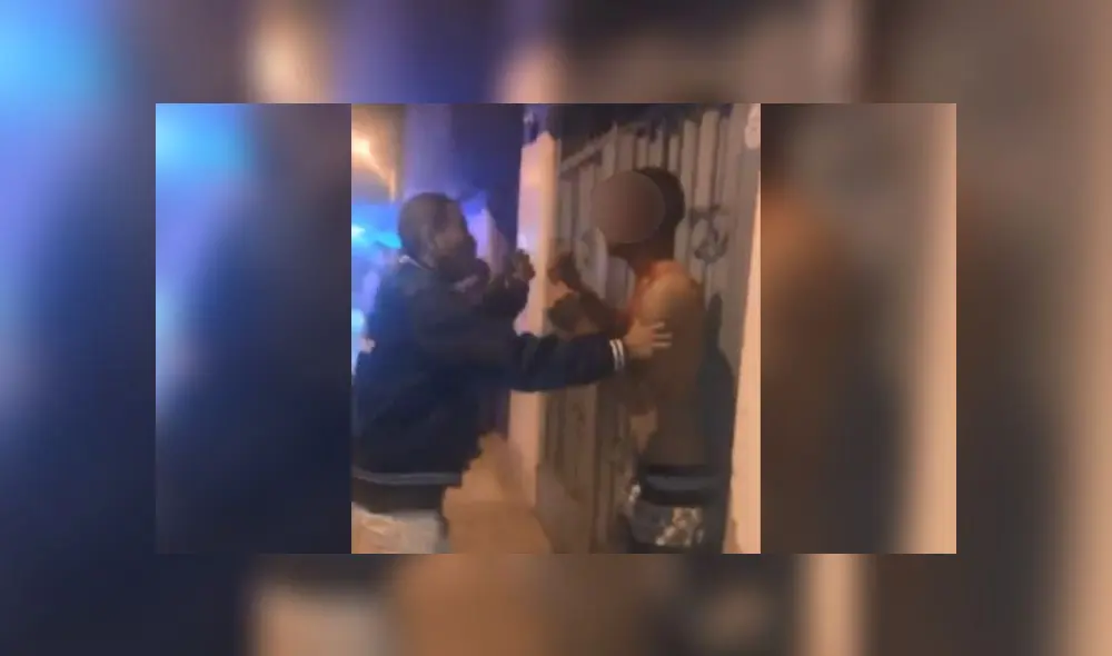 Un vecino le preguntó a delincuente por el paradero de sus cómplices, pero el sujeto no reveló la información. (Foto: Captura de video / Latina Noticias)