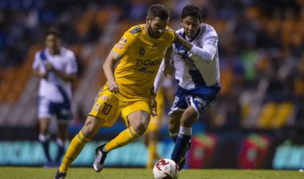 Tigres vs Puebla en la jornada 4 de la Liga MX. | Foto: MEXSPORT