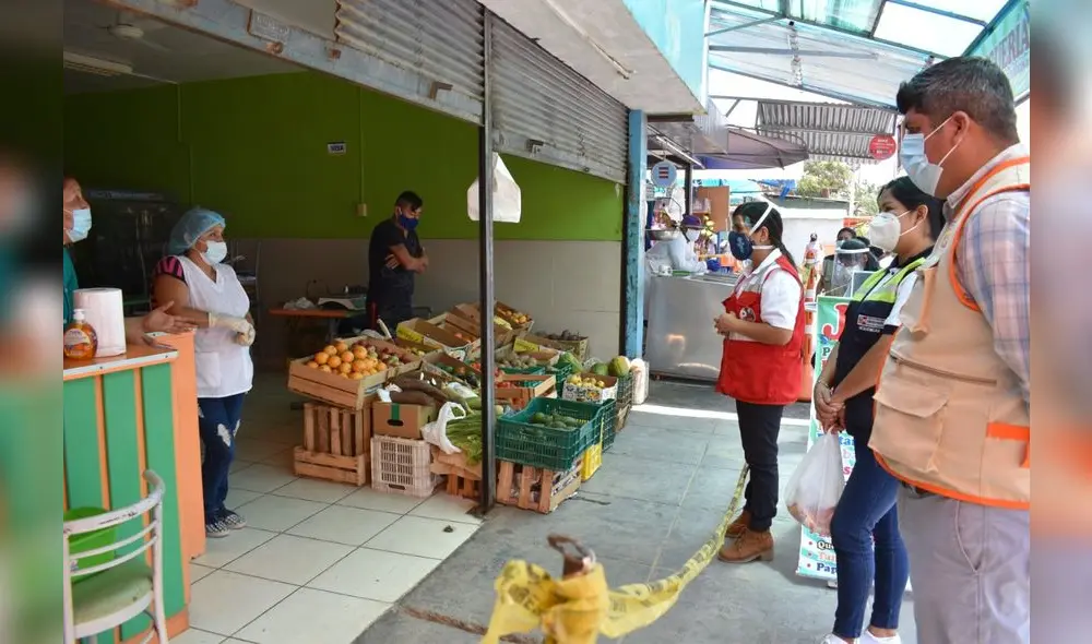 Diresa inspecciona centro de abastos de San José. (Foto: Diresa)