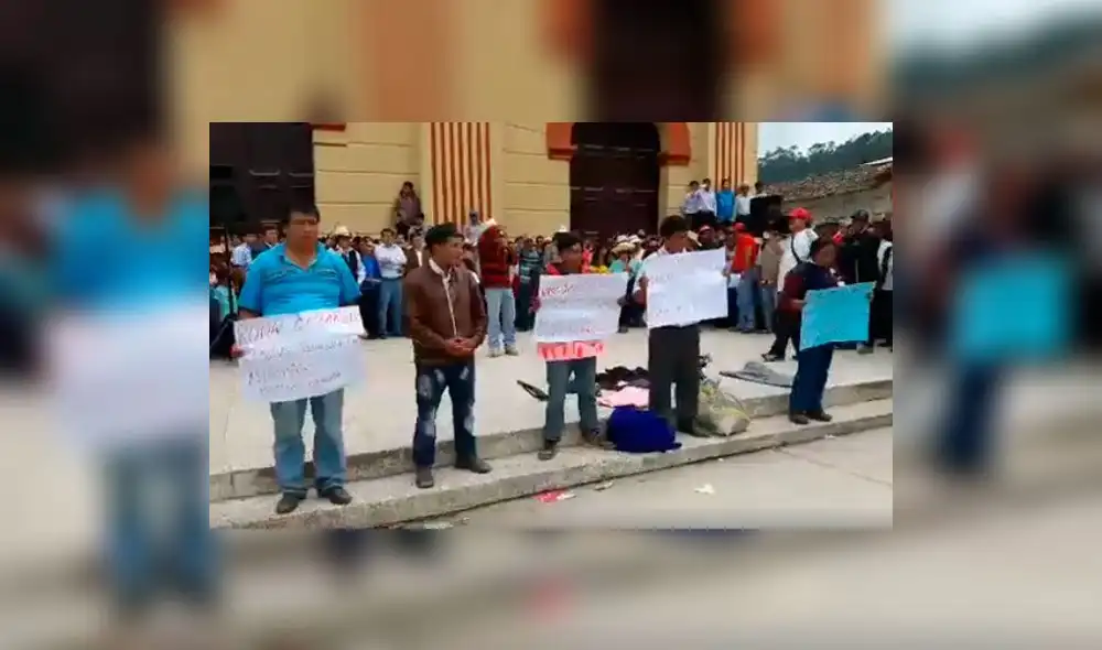 Cajamarca: Rondas campesinas humillan a presuntos asesinos de campesino [VIDEO]