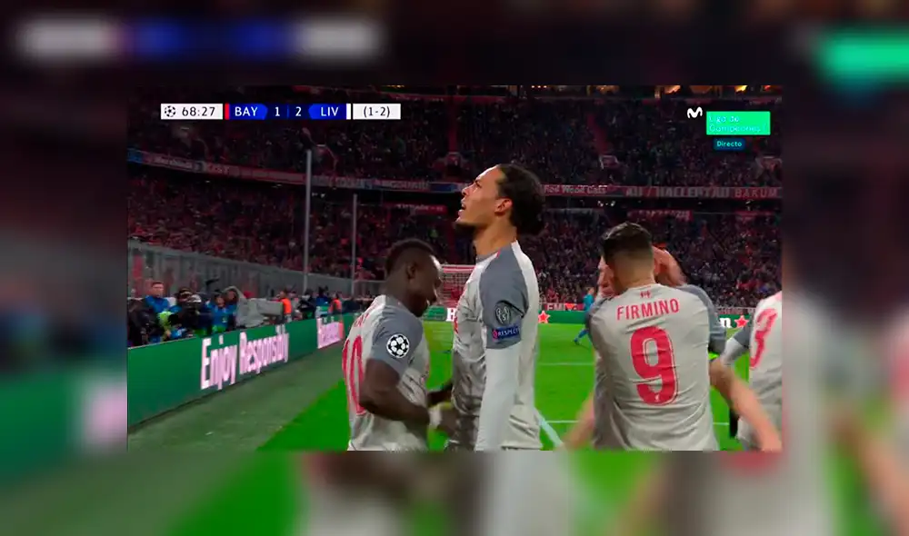 Liverpool vs Bayern Múnich: van Dijk le da la clasificación a los 'Reds' con un cabezazo [VIDEO]