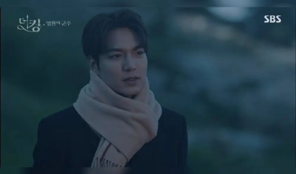 Lee Min Ho en una escena del episodio 10 de The King: Eternal Monarch.