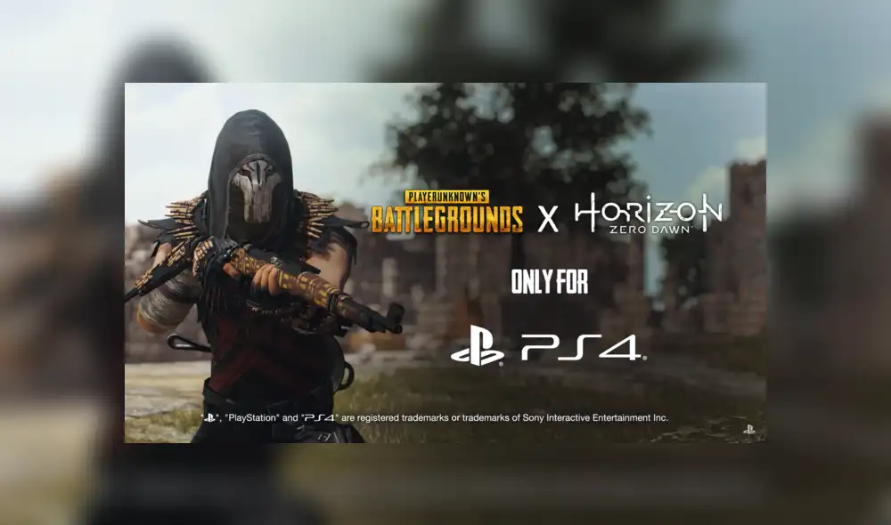 PS4: Horizon Zero Dawn presenta contenido para PUBG por su segundo aniversario [FOTOS Y VIDEO]