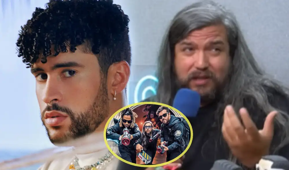 Genko, el bajista de Tourista, se redimió de sus ofensivos comentarios del pasado hacia la música de Bad Bunny. Foto: composición/difusión/captura YouTube/Tourista/Instagram