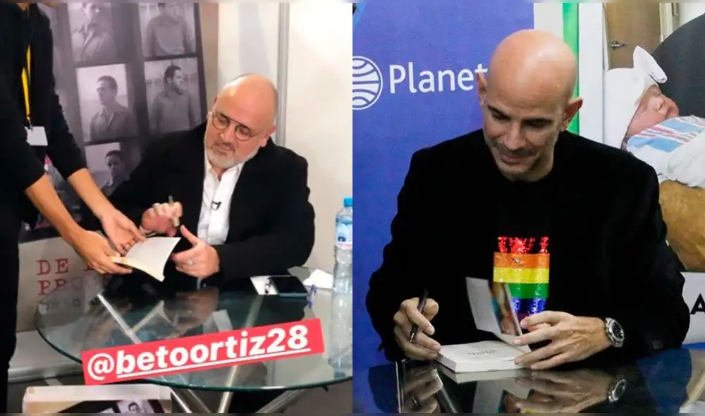 Las personalidades de televisión asistieron a la sala Blanca Varela para presentar sus más recientes libros