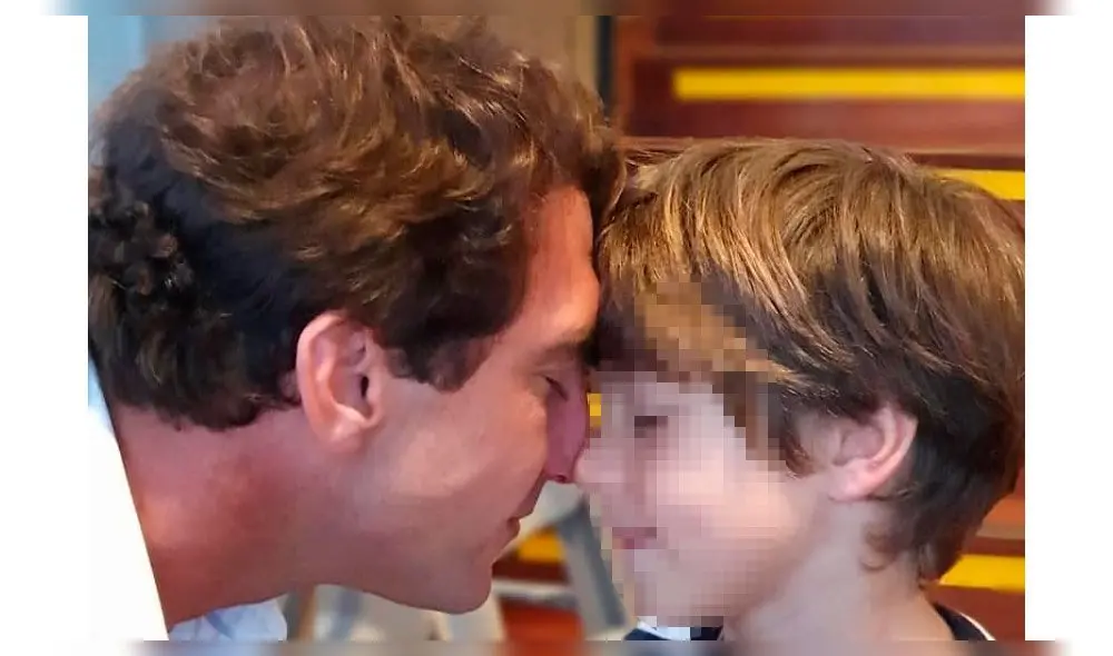 Antonio Pavón y su hijo  Foto: Instagram