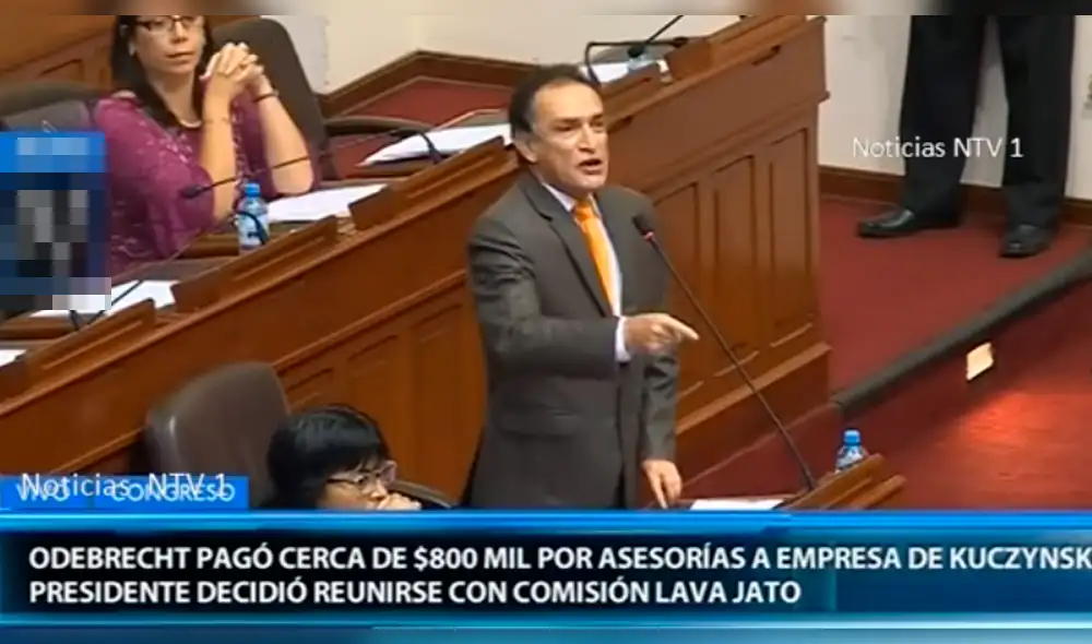 Héctor Becerril afirmó que PPK es "mitómano" y el Congreso entró en caos [VIDEO]