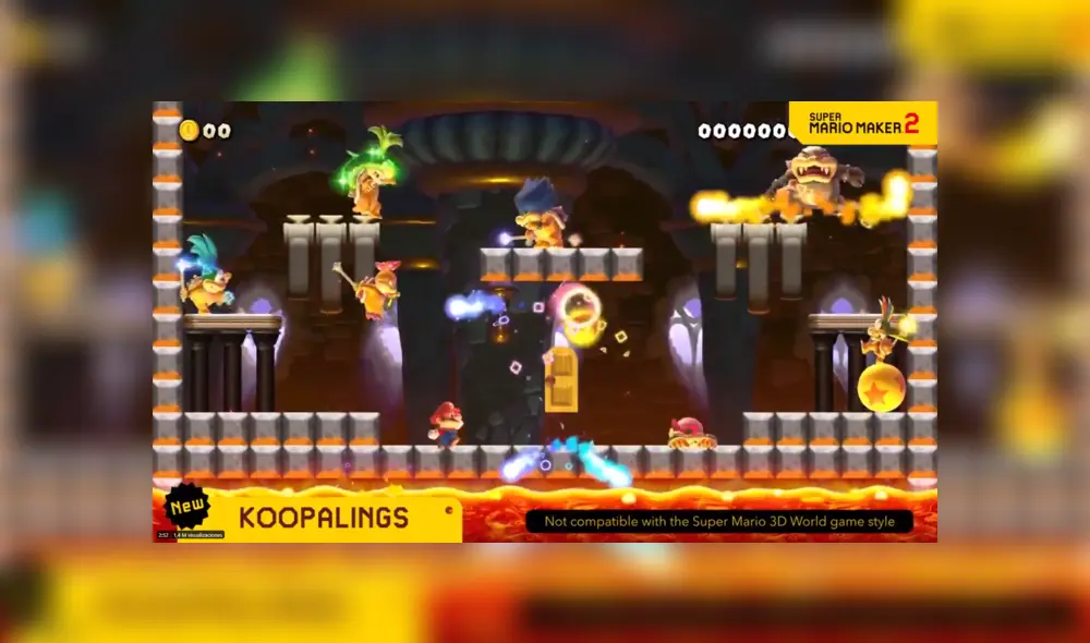 Los 8 Koopalings llegan justo para esta característica (en todos los estilos).