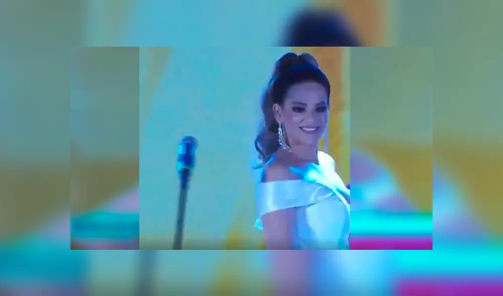 Video es viral en Facebook. Presentador de certamen le preguntó cuál había sido su mayor logro y la joven dio una confusa respuesta que se ha hecho viral en las redes