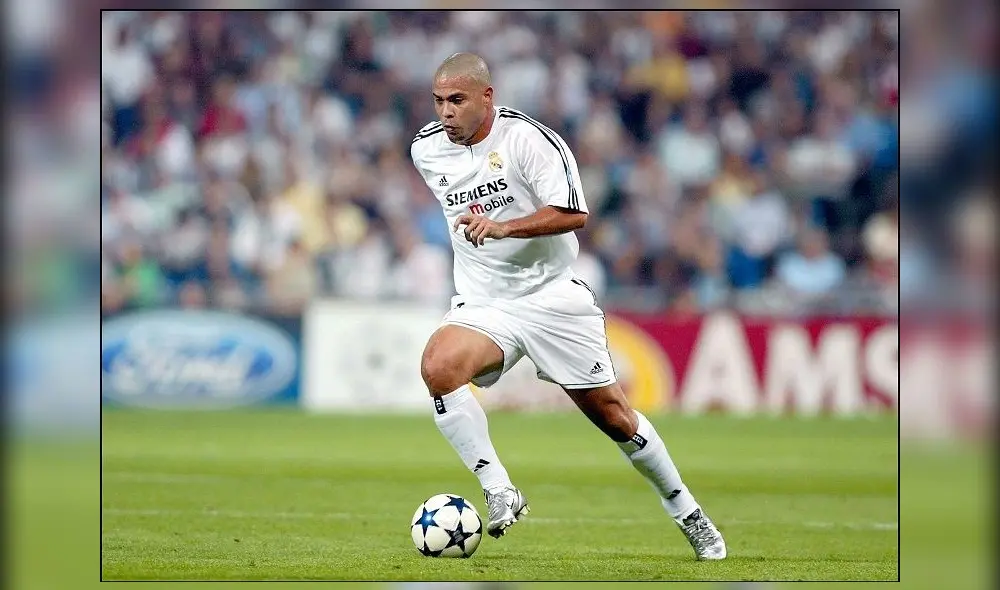 Ronaldo jugando por el Real Madrid en un partido de Champions League. Foto: Internet.