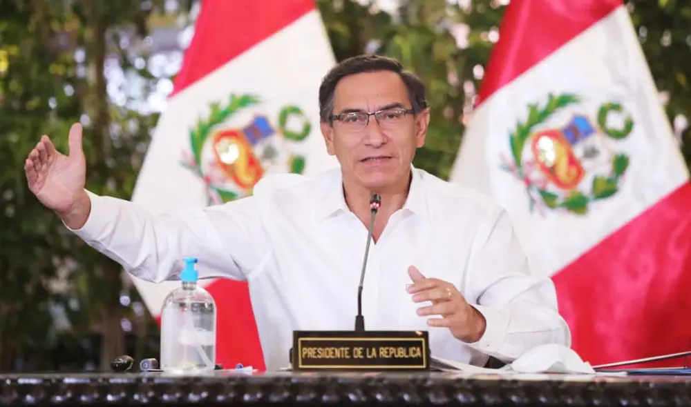 Martín Vizcarra también anunció la implementacón del bono universal para apotyar económicamente a los peruanos duarnte la emergencia nacional por la COVID-19. Foto: Presidencia. Martín Vizcarra también anunció la implementacón del bono universal para apotyar económicamente a los peruanos duarnte la emergencia nacional por la COVID-19. Foto: Presidencia.