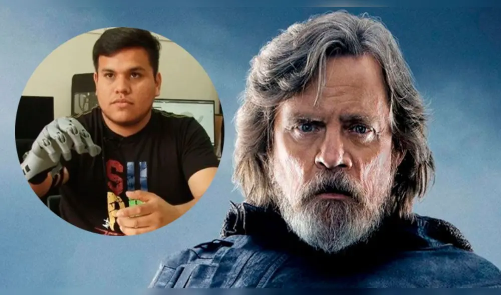 Mark Hamill quedó encantado con el trabajo del ingeniero peruano