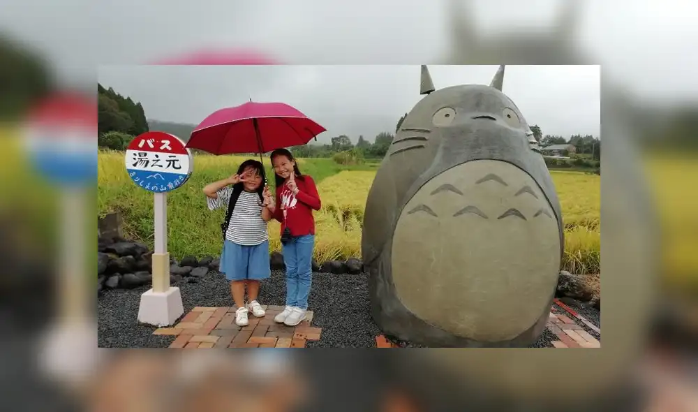 Vía Facebook. Una pareja de abuelos construyeron la escultura de esta mítica criatura de la famosa película animada 'Mi vecino Totoro'. Vía Facebook. Una pareja de abuelos construyeron la escultura de esta mítica criatura de la famosa película animada 'Mi vecino Totoro'.