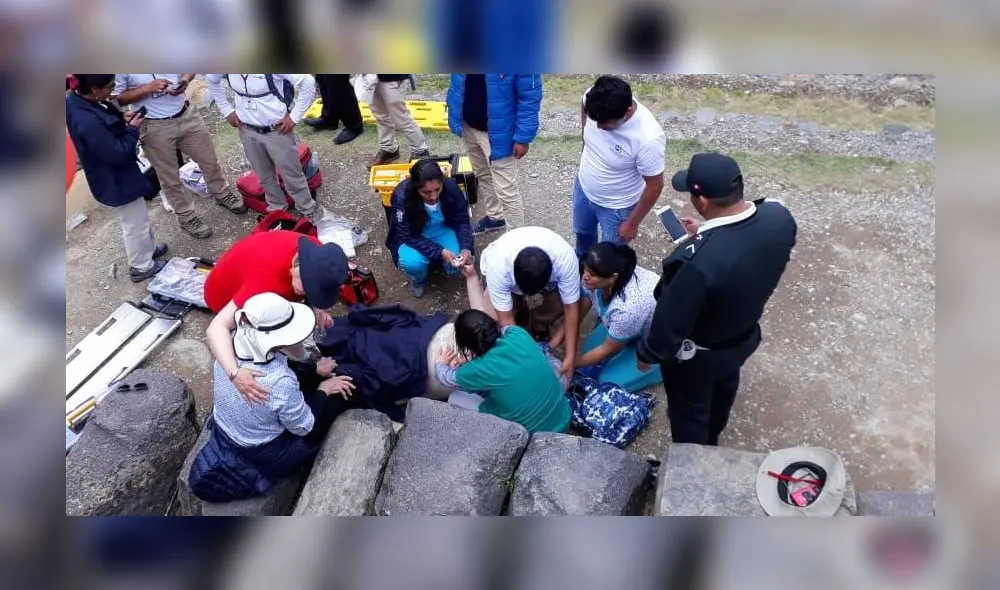 Turista murió mientras visitaba el parque arqueológico Ollantaytambo en Cusco