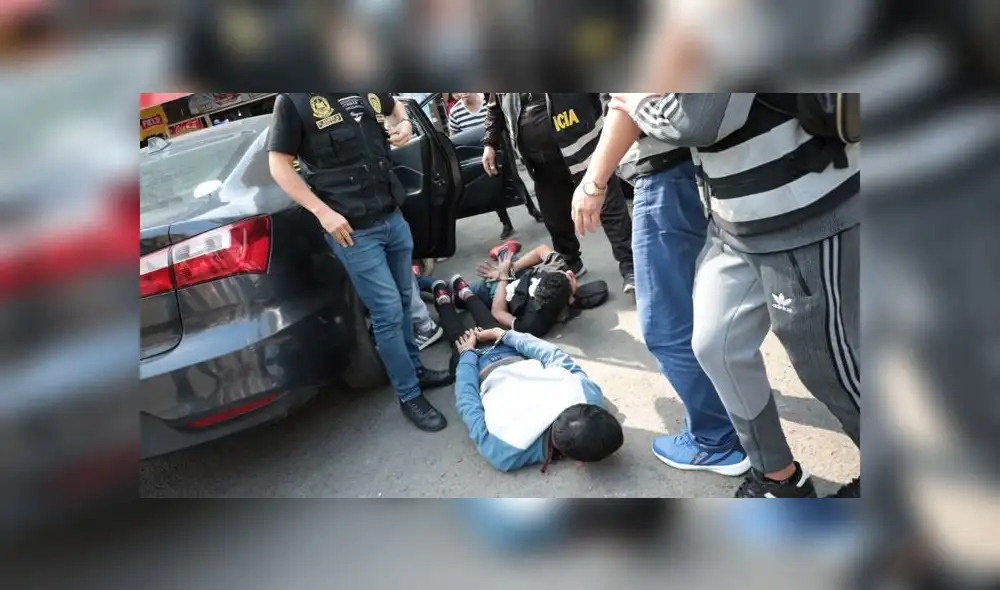 Delincuentes fueron atrapados en cayeron en la calle Atahualpa tras aplicarse el plan cerco. (Foto: Serenazgo de Los Olivos)