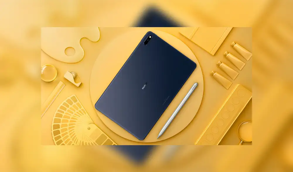 La Huawei MatePad está disponible en color Fritillary White (blanco) y Night Ash (azul).