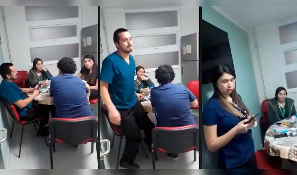 Uno de los pacientes que esperaba cita médica grabó el momento. Foto: Facebook.