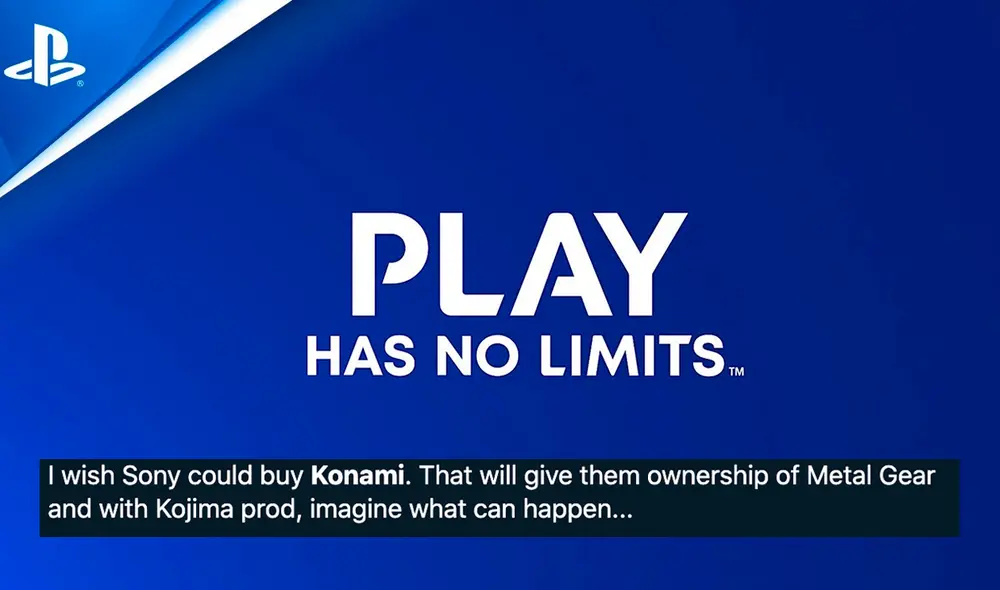 Fan señala que si Sony compra Konami, Hideo Kojima podría tener libertad creativa para trabajar en una entrega de Metal Gear.