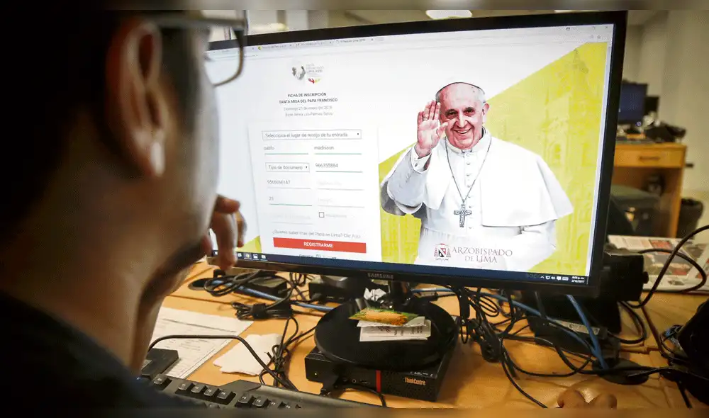 Ya hay más de 300 mil inscritos y abren registro online para misa del Papa