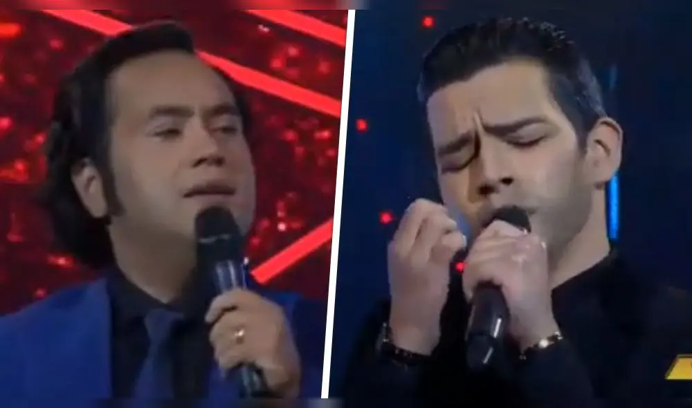 Imitadores de Dyango y Marcos Llunas cantan en Yo soy. | FOTO: Composición Captura Latina.
