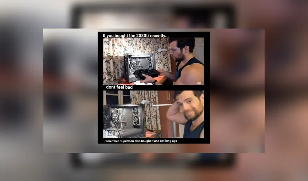 "Si compraste la RTX 2080 Ti recientemente, no te sientas mal, hasta Superman lo hizo no hace mucho."