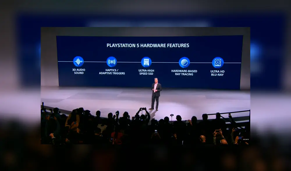 Especificaciones del hardware de PS5.