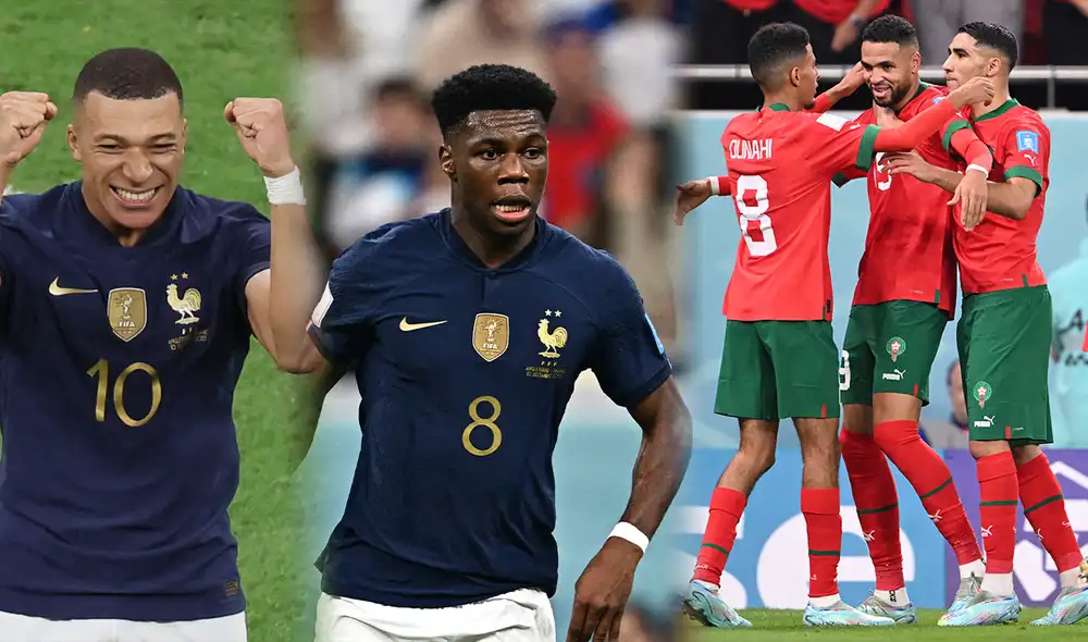 Francia vs. Marruecos: solo un equipo irá a la gran final de Qatar 2022. Foto: composición de La República/AFP