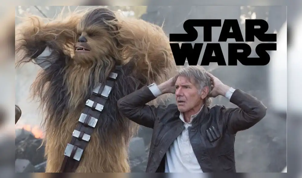 Han Solo y Chewbacca.