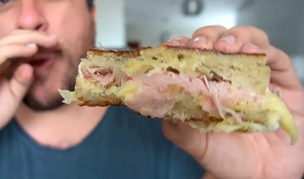 Desliza las imágenes para ver el aspecto de este costoso alimento ofrecido en una panadería de Lima. Foto: captura de YouTube/El Cholo mena