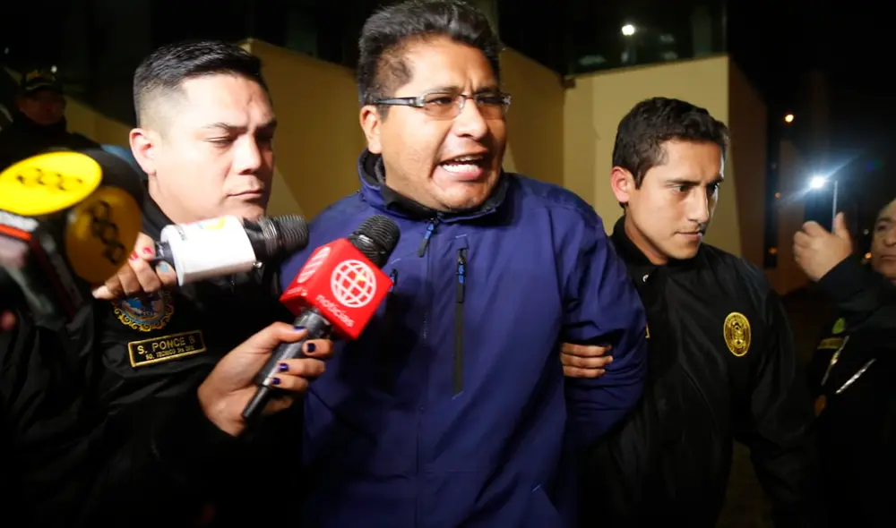 Detención Walter Aduviri. Foto: Mauricio Malca. Detención Walter Aduviri. Foto: Mauricio Malca.