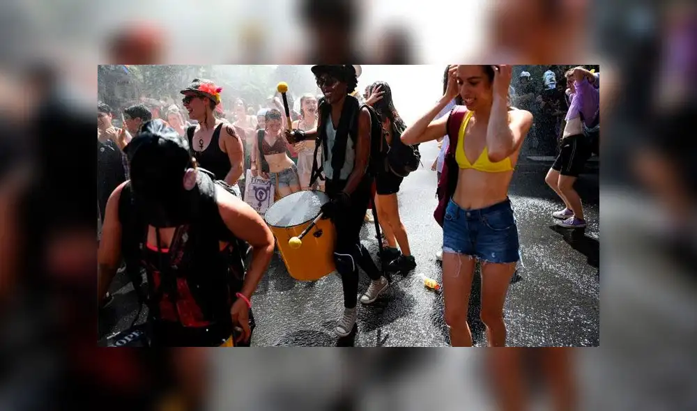 Francia. Marcha del Orgullo LGBT. Foto: AFP. Francia. Marcha del Orgullo LGBT. Foto: AFP.
