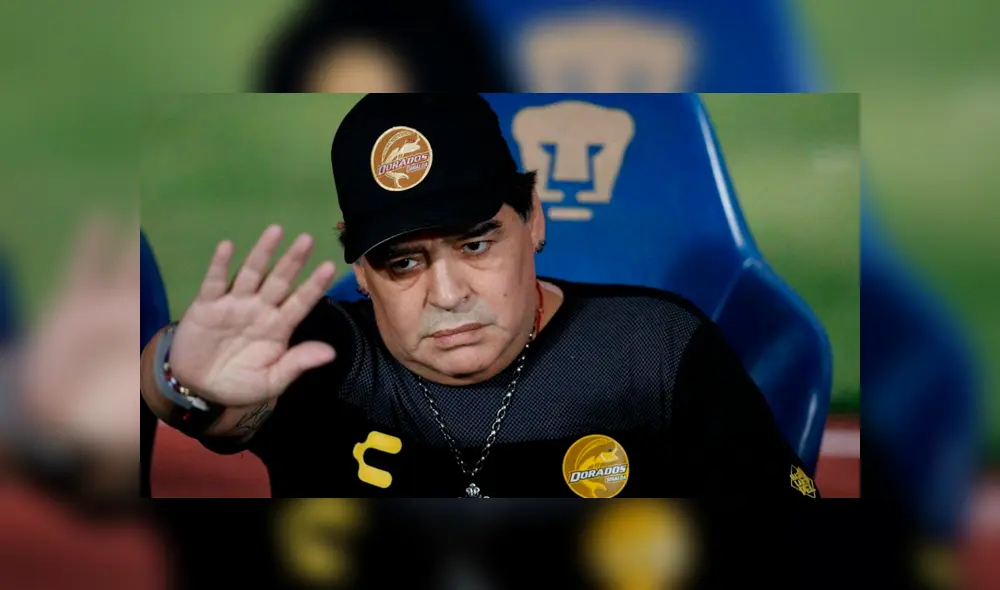 Maradona dejó Dorados de Sinaloa por temas de salud. Créditos: EFE