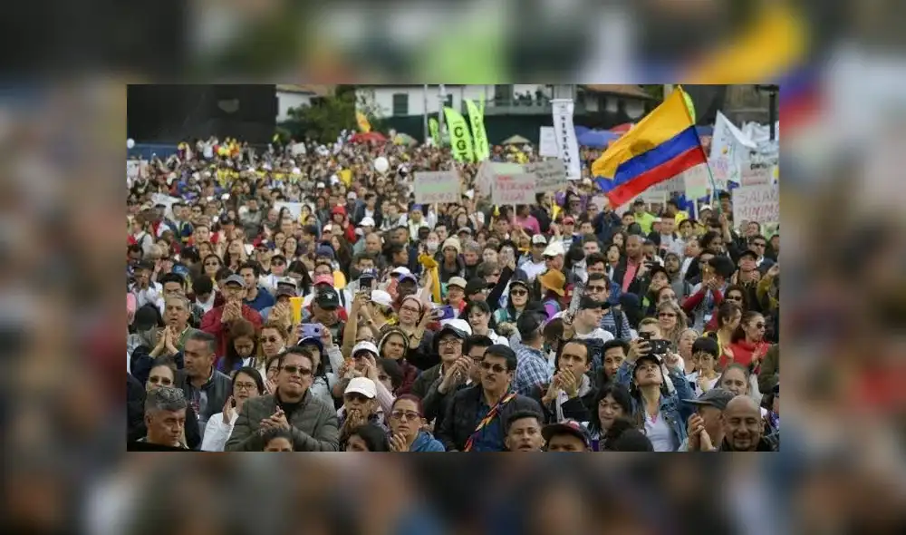 Se registran nuevas marchas en todas las provincias de Colombia.