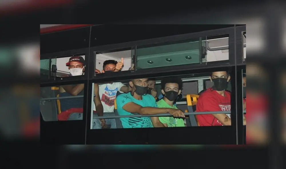 Varios venezolanos volvieron a sus hogares desde Cali. Foto: EFE Varios venezolanos volvieron a sus hogares desde Cali. Foto: EFE