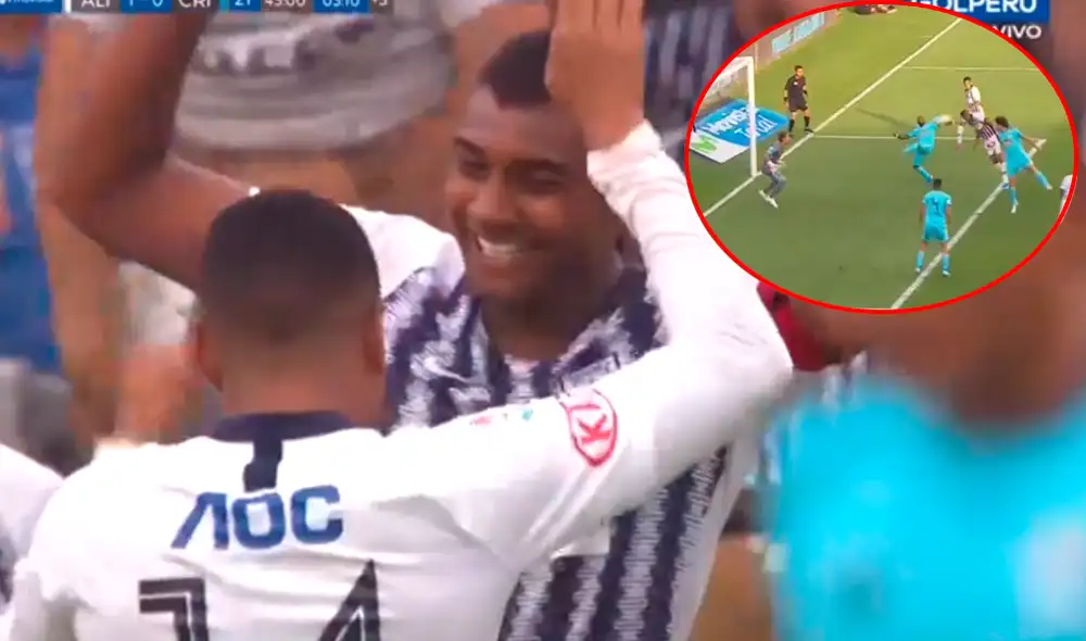 Alianza vs Cristal: Aldair Fuentes pone 1-0 en la primera semifinal de la Liga 1.