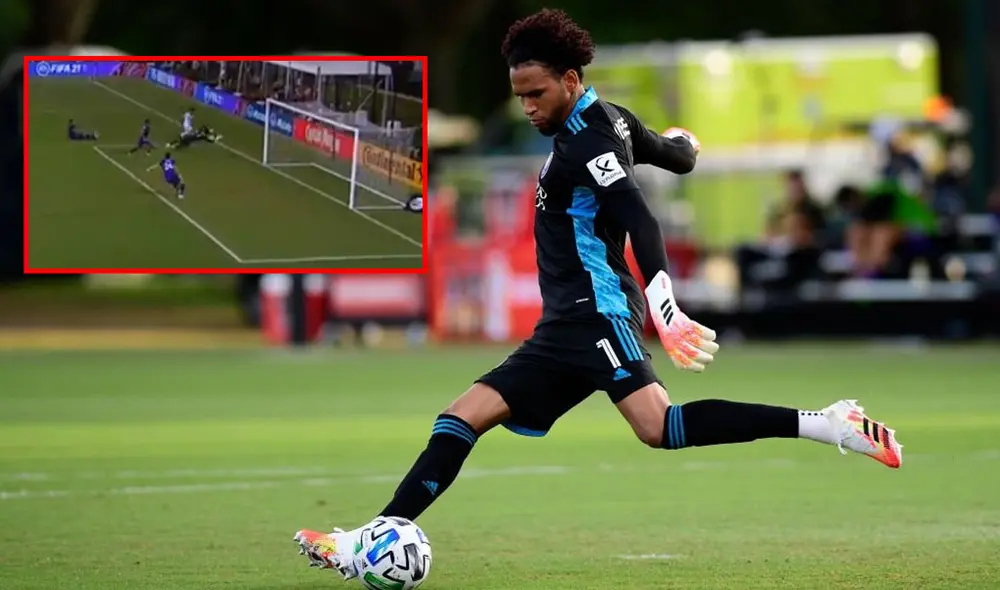 Pedro Gallese contribuyó al empate del Orlando City con una gran salvada a los 80' del partido. Foto: AFP. Pedro Gallese contribuyó al empate del Orlando City con una gran salvada a los 80' del partido. Foto: AFP.