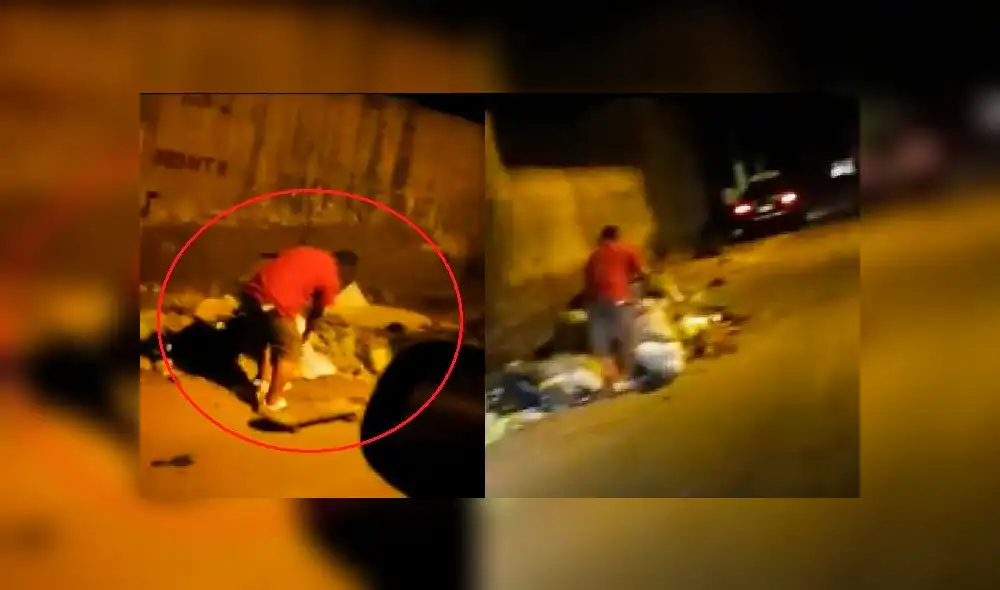 Trujillo: vecino es captado cuando arrojaba basura en zona prohibida [VIDEO]