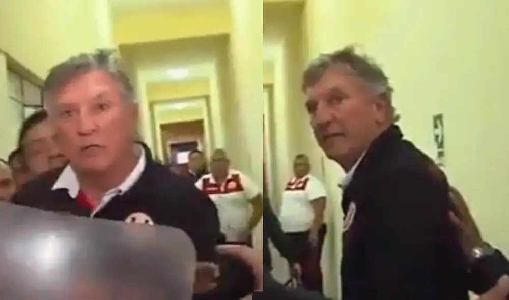 Asistente de Ángel Comizzo pierde los papeles tras el empate de Universitario.