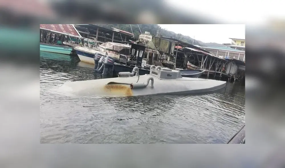 Al norte de la provincia panameña de Bocas del Toro detuvieron la embarcación con cuatro colombianos a bordo. Foto: EFE