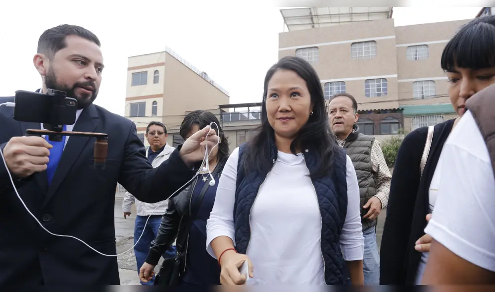 Imágenes de Keiko Fujimori detenida en la Fiscalía [VIDEO]