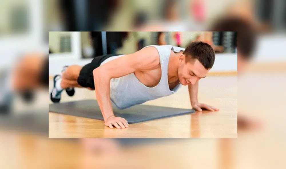 Ejercicios para crecer: flexiones push-up.
