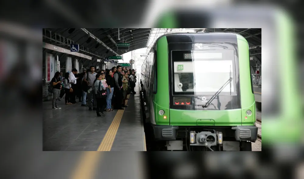 Línea 1: modifican frecuencia de llegada de trenes del Metro de Lima