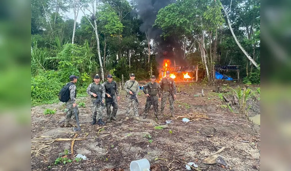 Implacable lucha contra la minería ilegal.
