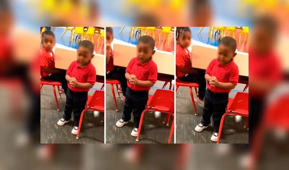 Pequeño agradece por su comida de la manera más tierna y le roba el corazón a miles [VIDEO]